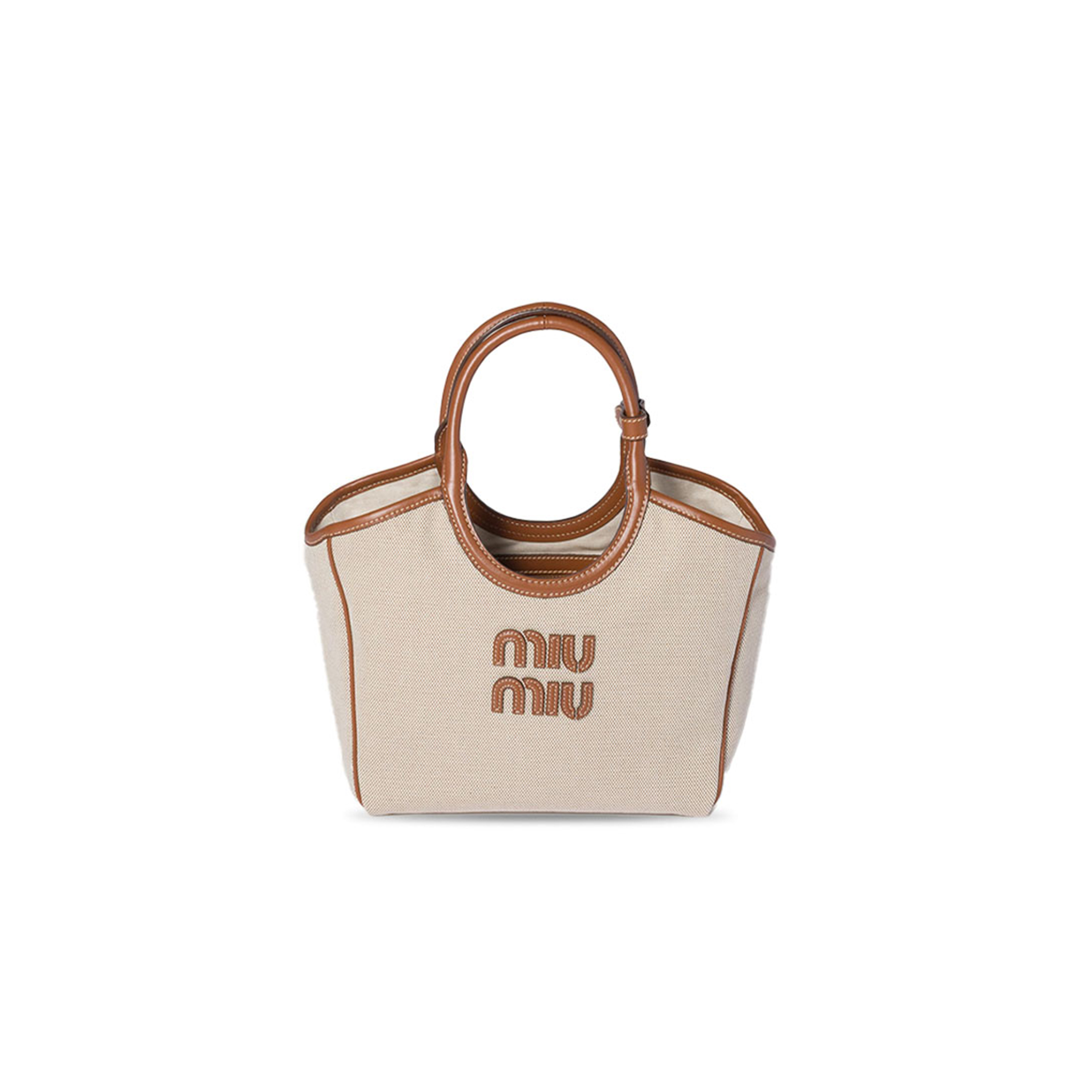 MIU MIU IVY CANVAS BAG 5BA284 (23.5*22*12cm)